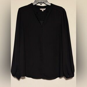 Nanette Lepore Black Long sleeve Blouse